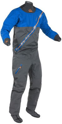 Traje Seco Rogen Para Hombre 2024 Palm Drysuit - Cobalto / Gris Azabache